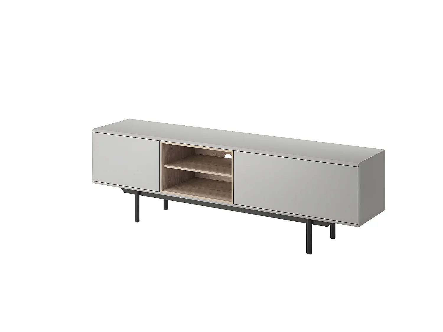 Table de télévision INOX RTV IRTV175 175x40x54 Gris