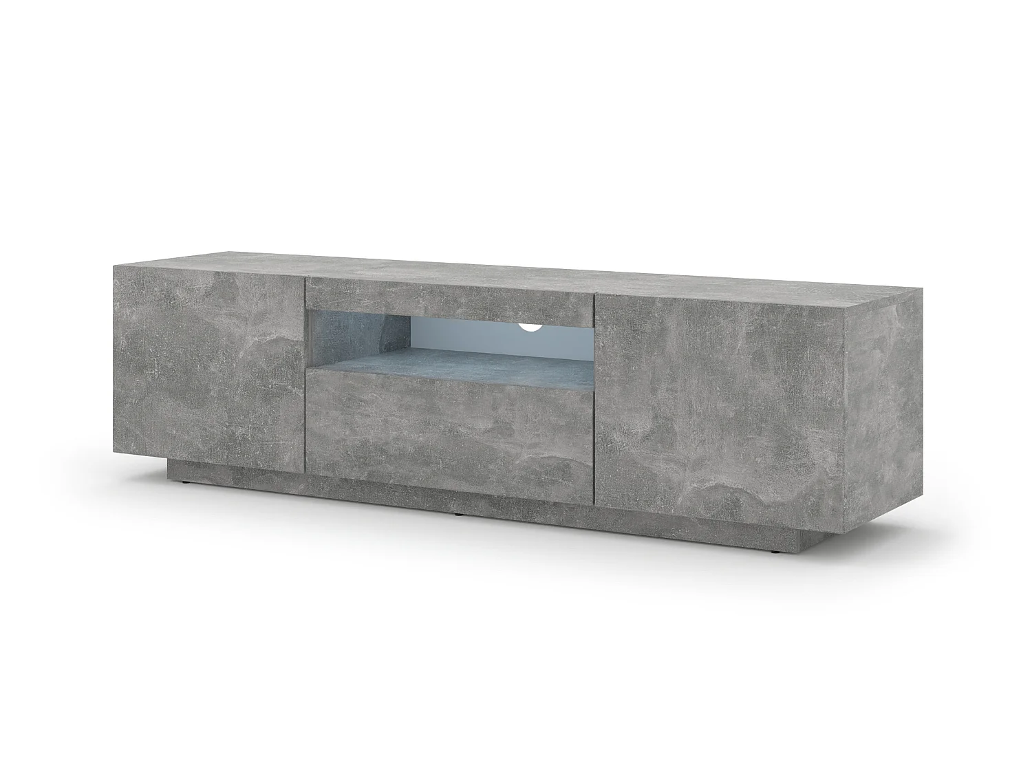Table de télévision AURA LED 150x37x42 Gris