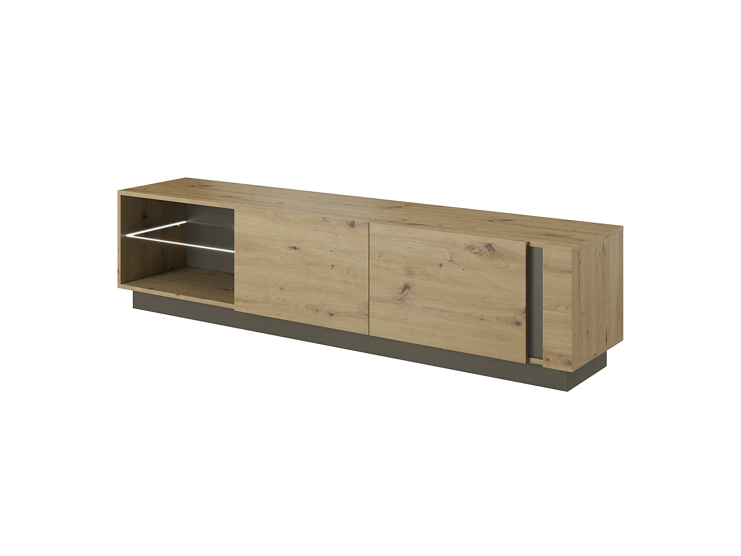 Table de télévision ARCO RTV187 LED 188x40x46 Beige