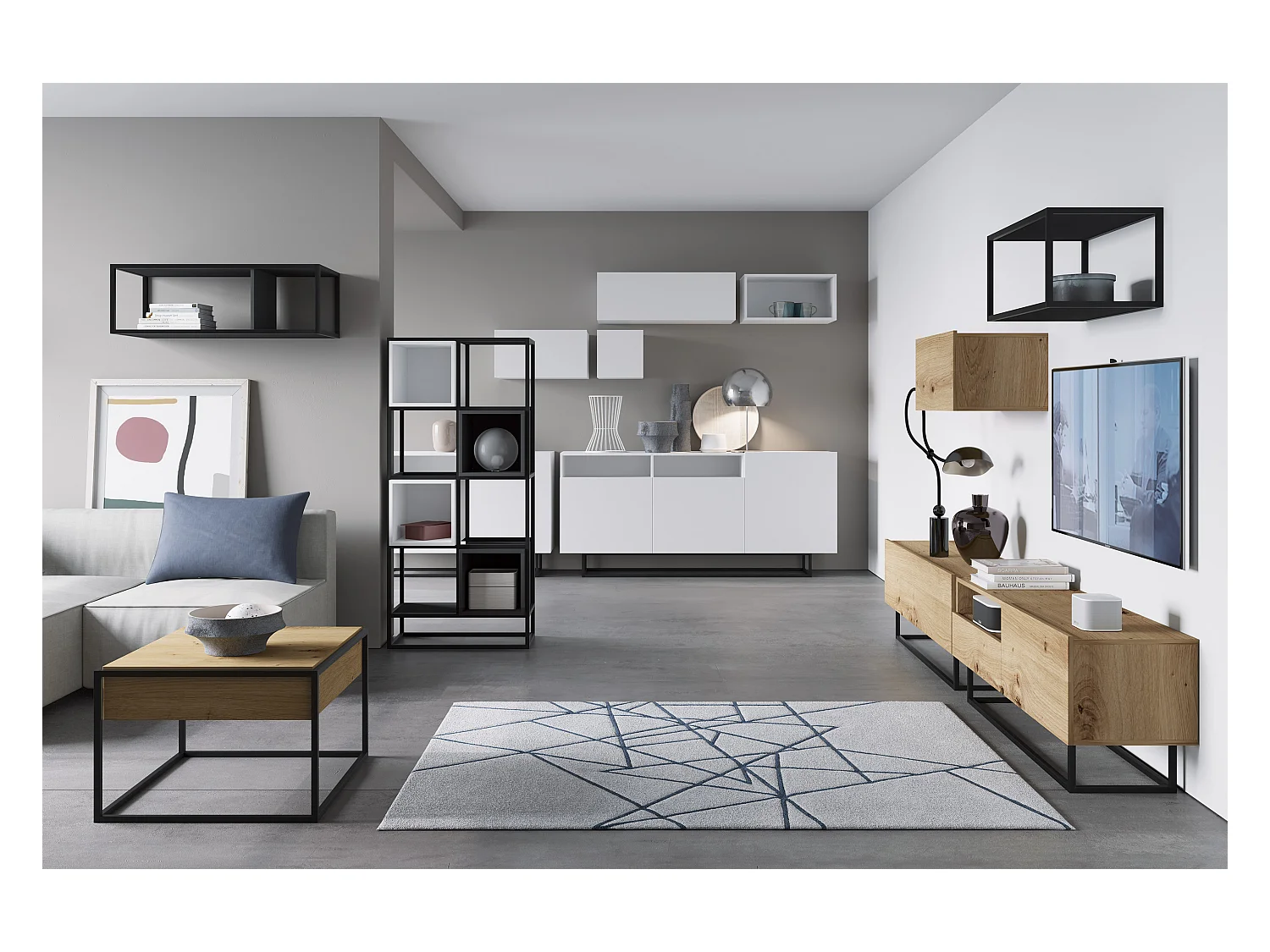 Tavolo TV ENJOY RTV ERTV120 120x37x47 Beige