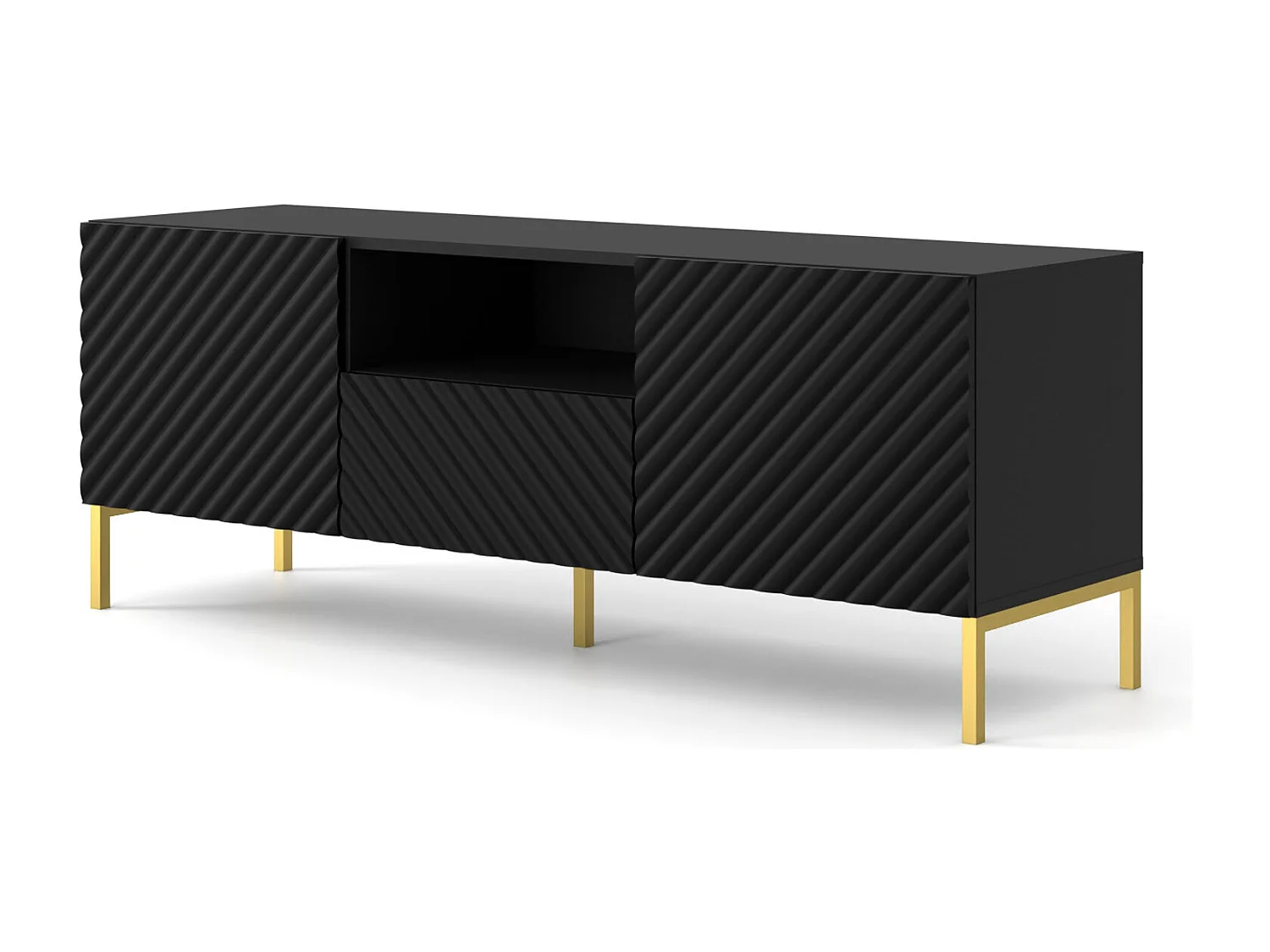 SURF RTV150 2D1S Mesa TV 150x42x56 Negro