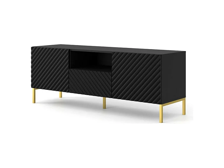 Tavolo TV SURF RTV150 2D1S 150x42x56 Nero