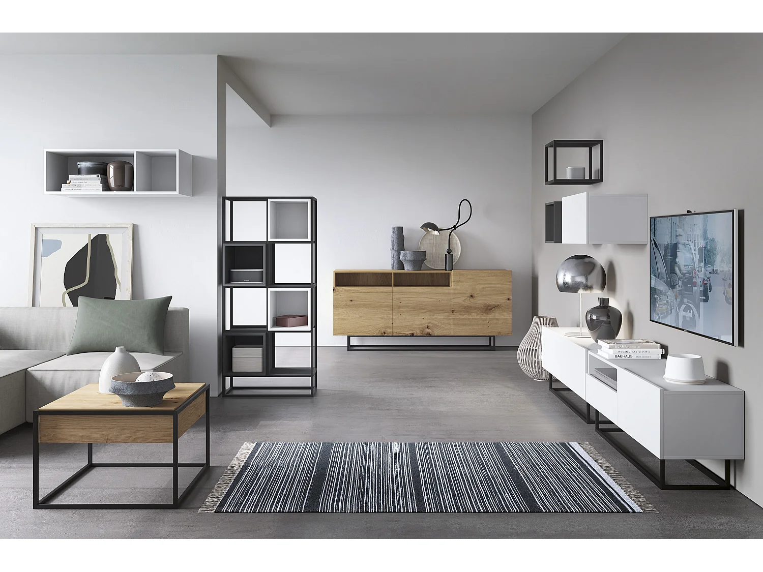 Fernsehtisch ENJOY RTV ERTVSZ120 120x37x47 Grau