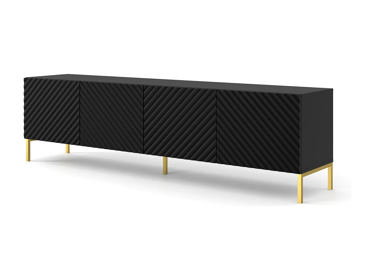 Tavolo TV SURF RTV200 4D 200x42x56 Nero