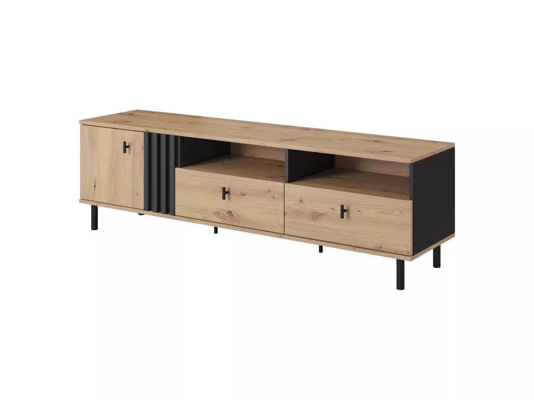 Kauf Unique Fernsehtisch MADIS RTV165 165x40x50 Creme & Schwarz