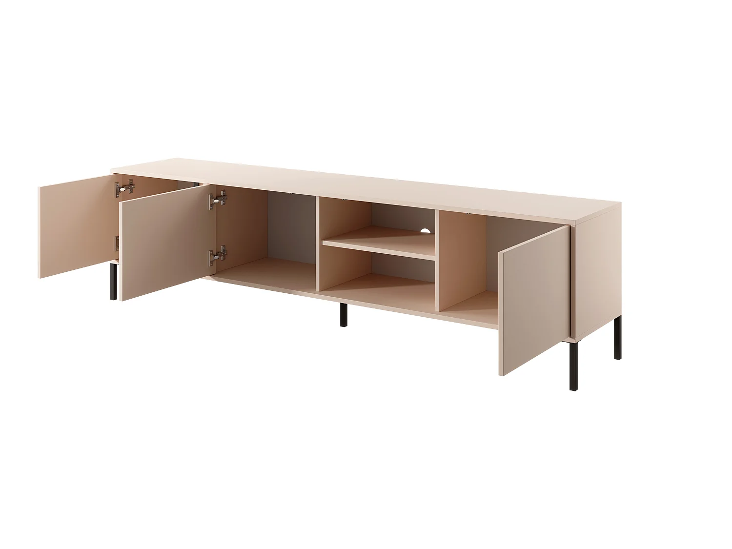 Tavolo TV DAST 3D LED 203x40x54 Beige