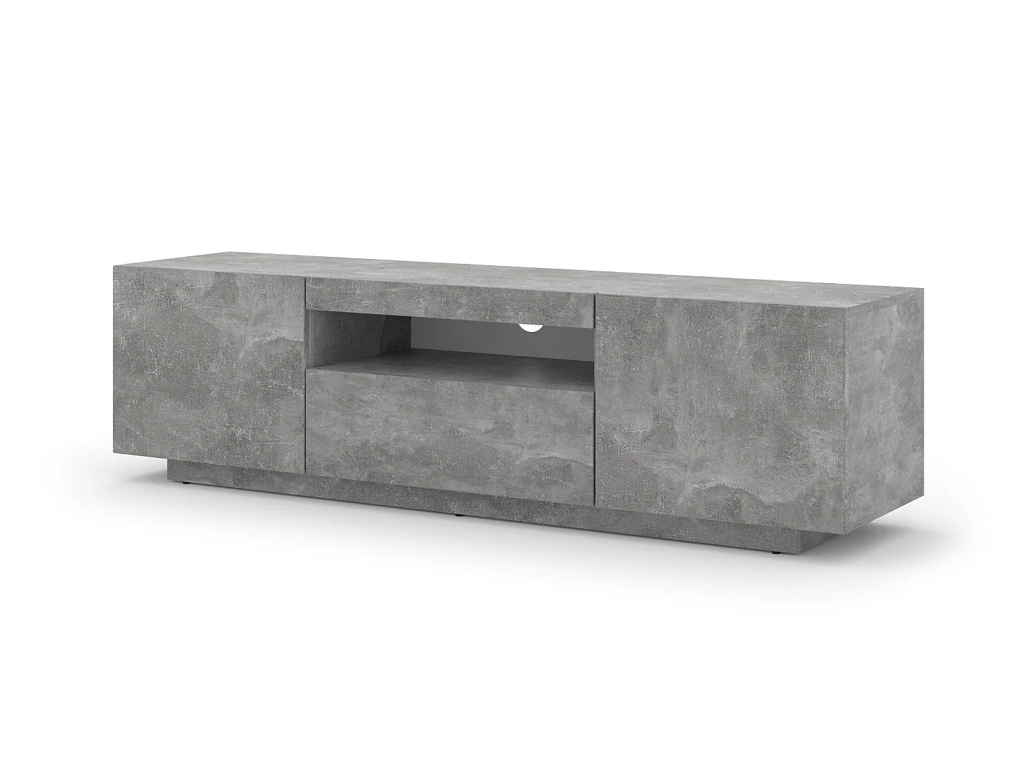 Table de télévision AURA 150x37x42 AUCUNE LED Gris