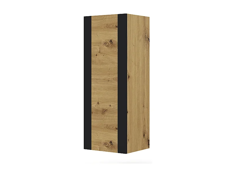 Armoire murale MONDI 48x40x125 Crème & Noir