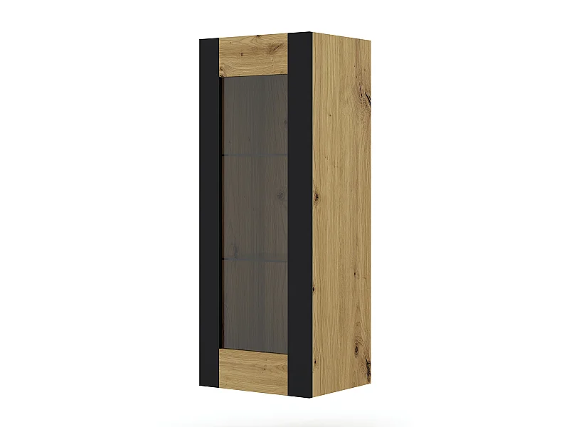 Armoire murale MONDI 48x40x125 Crème & Noir
