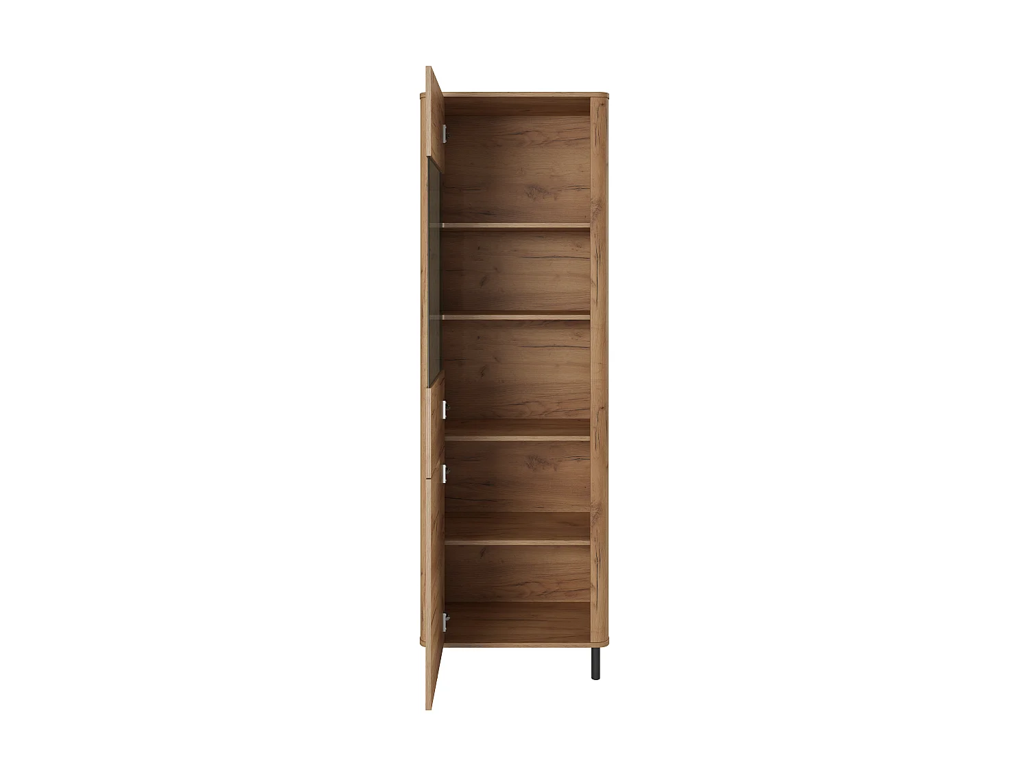 Vitrinenschrank SANTI 64x40x195 Beige