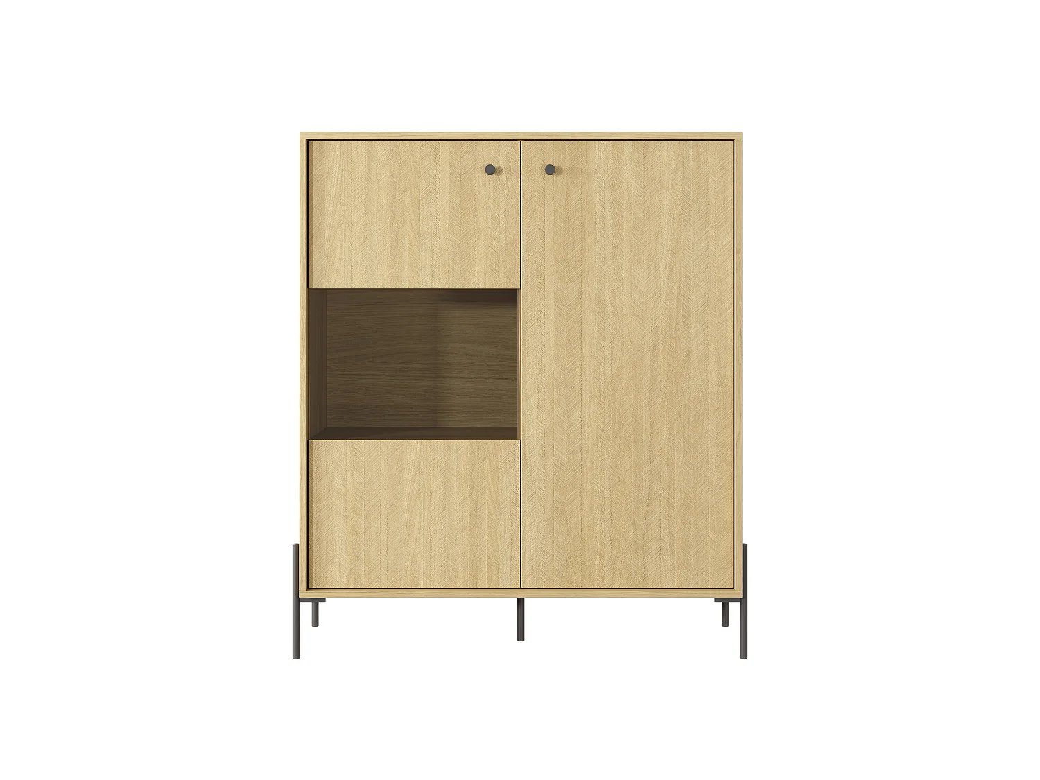 Vetrina SCANDI LED 107x40x124 Beige