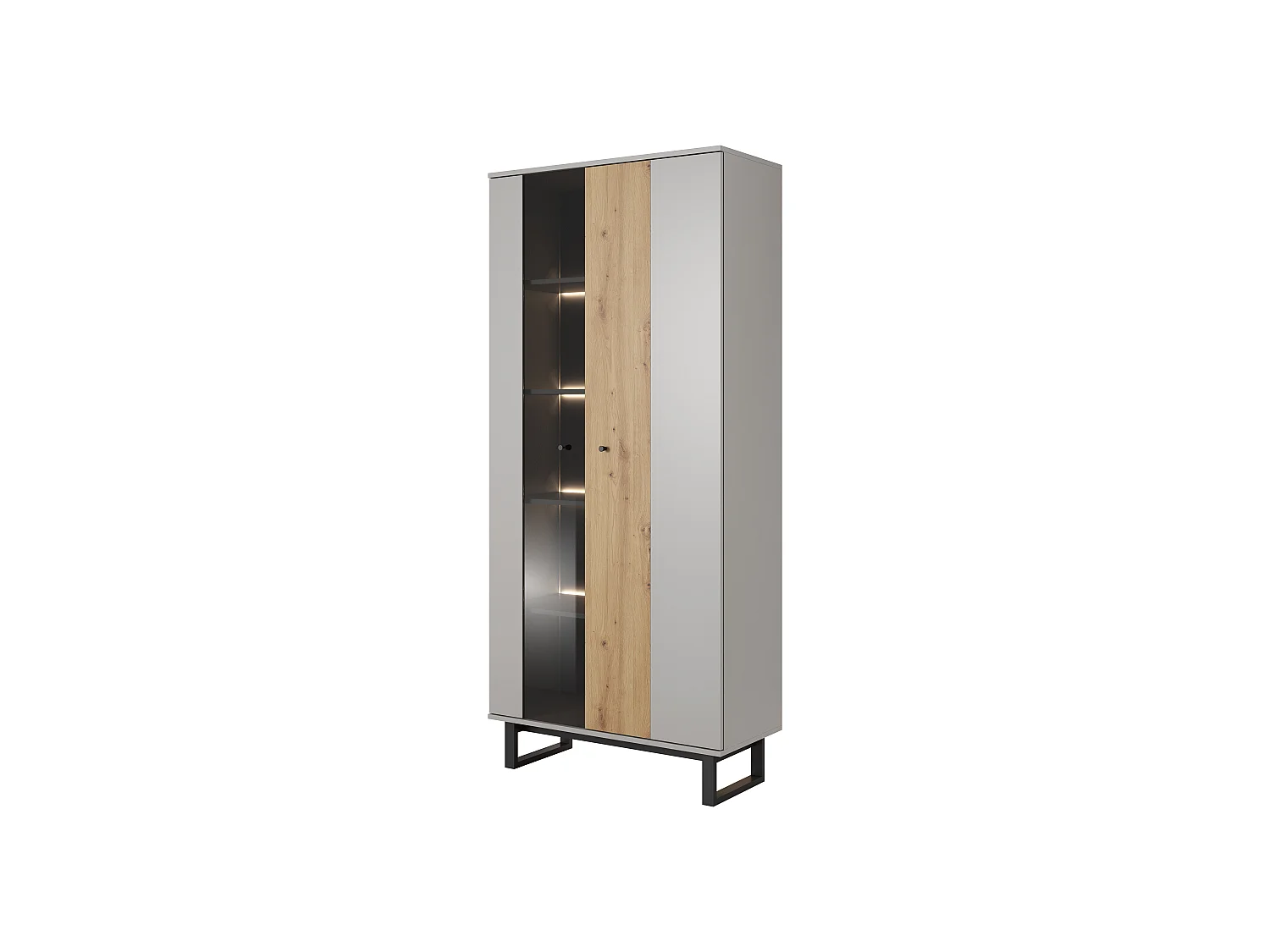 Vetrina AVIO 90 LED 90x40x201 Grigio