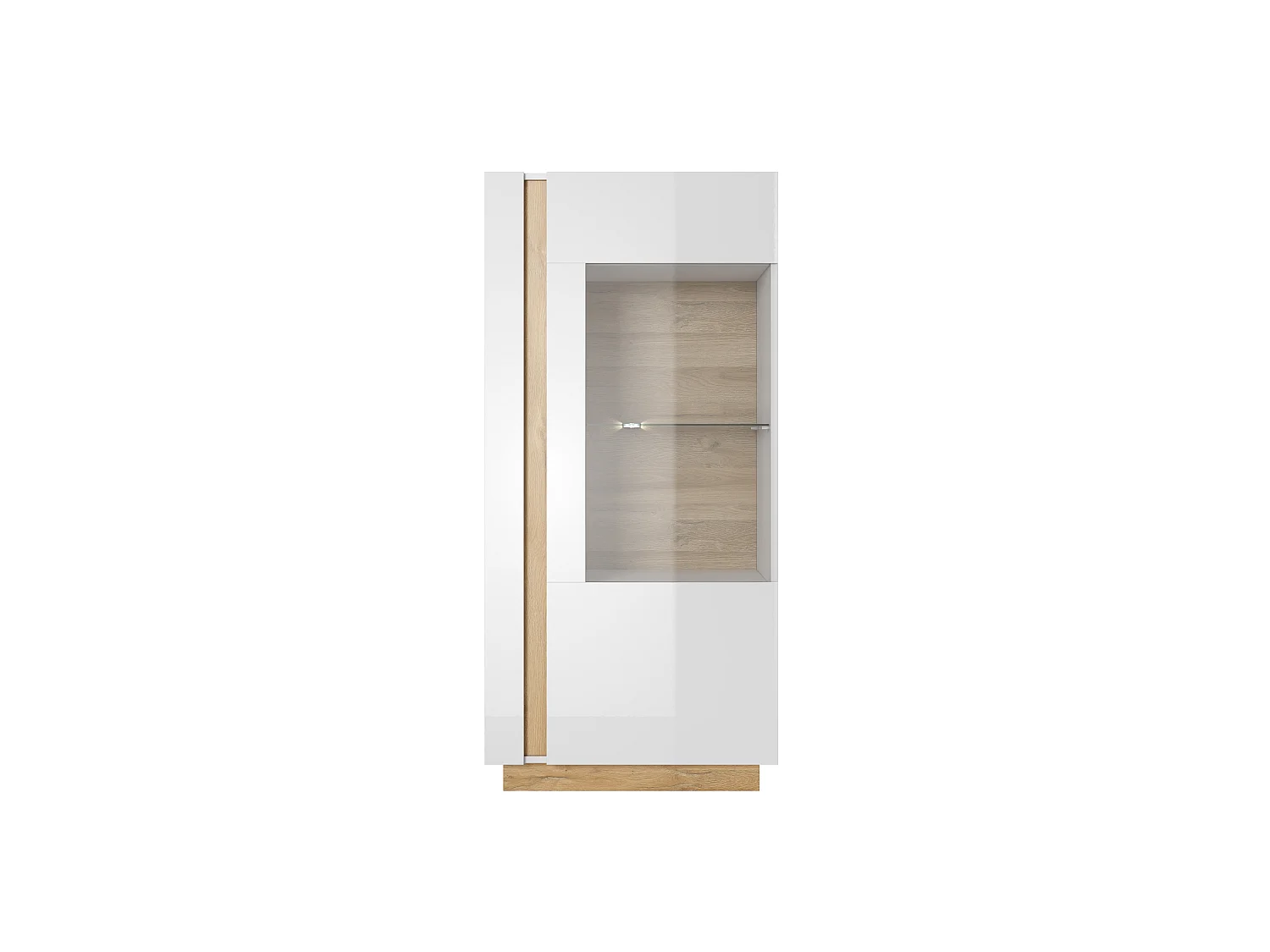 Vitrinenschrank ARCO 72 LED 72x40x154 Weiss