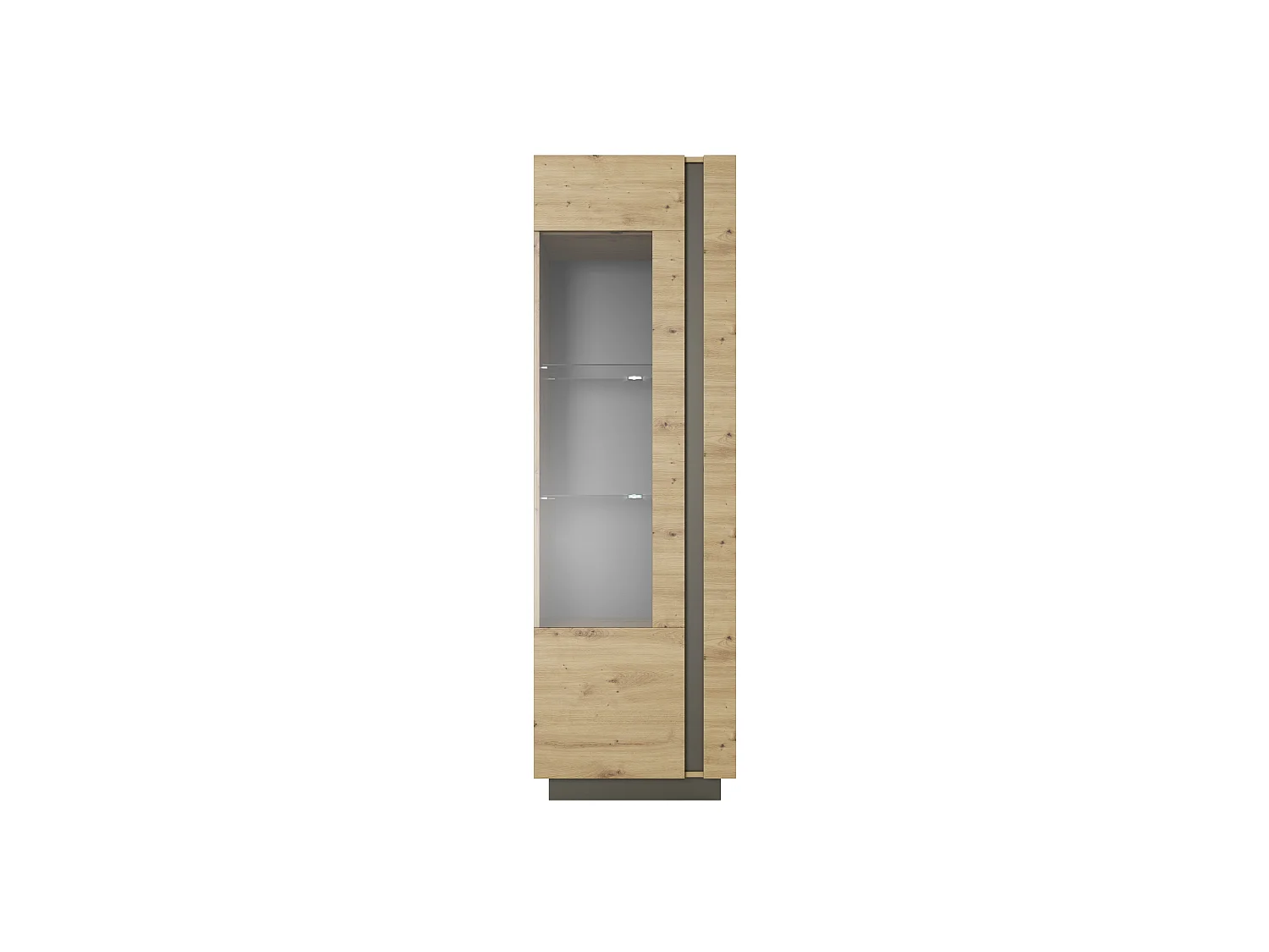 Vitrinenschrank ARCO 60W LED 60x40x194 Beige