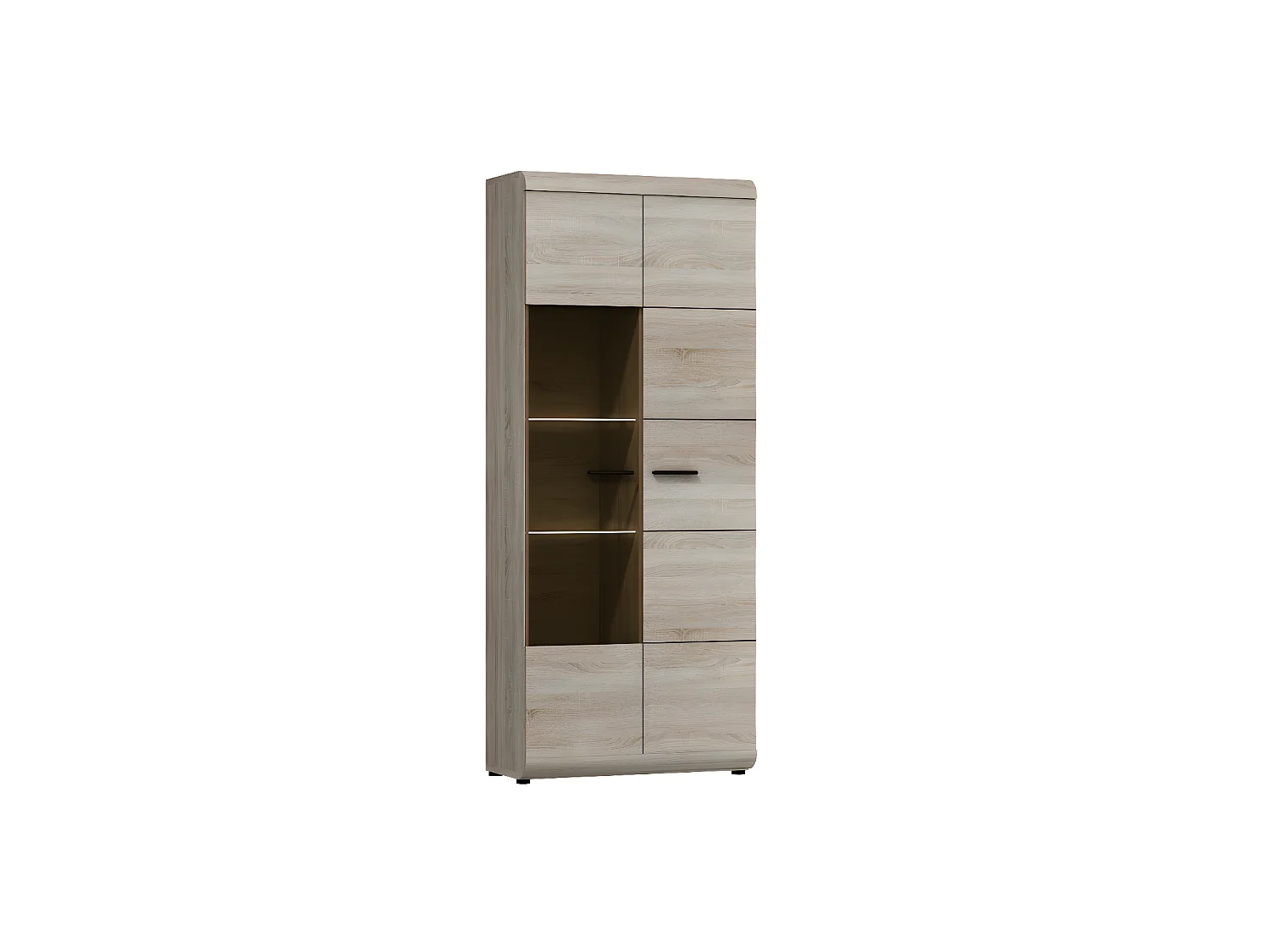 Vetrina LINK 80 LED 80x37x194 Beige
