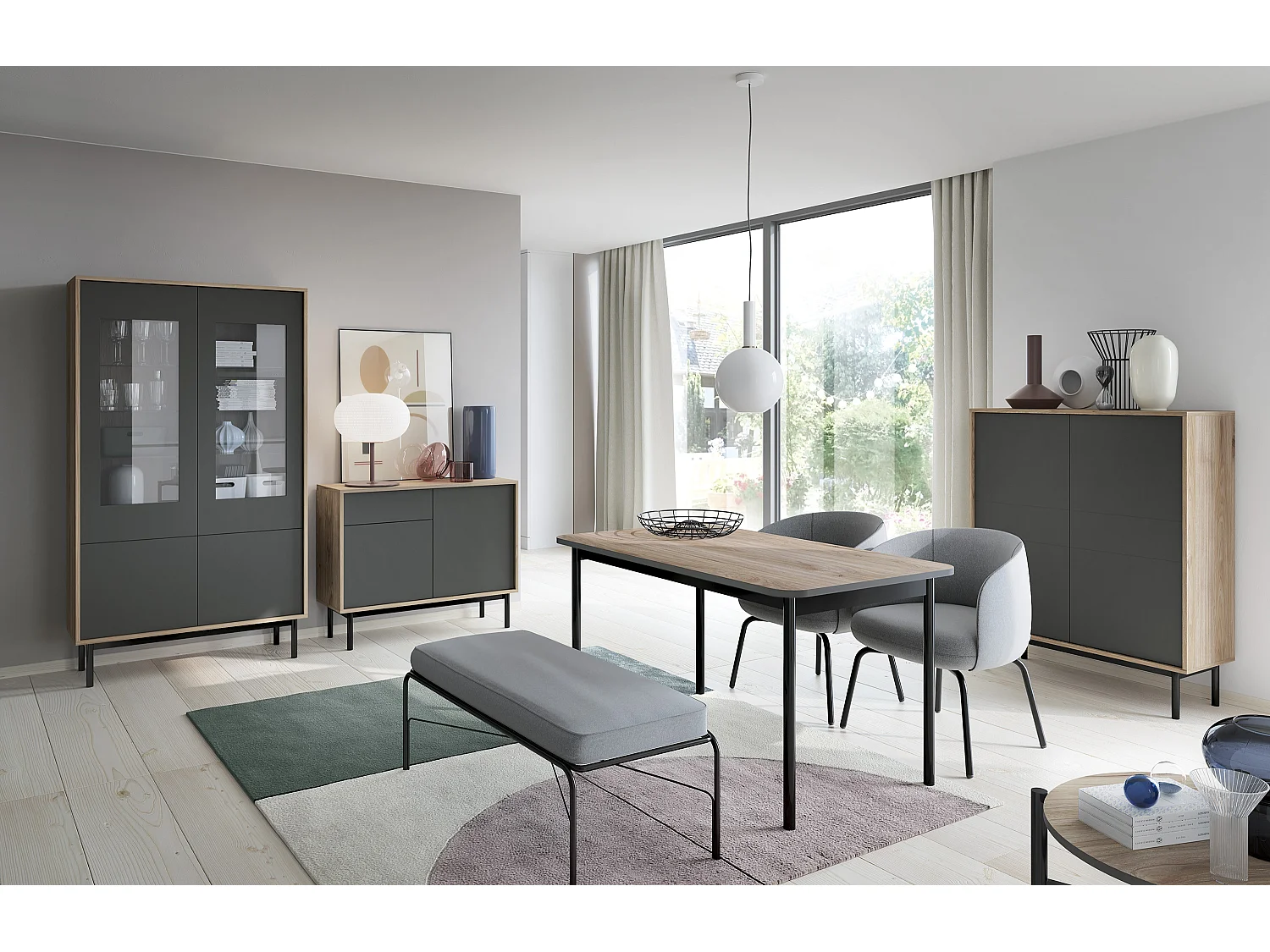 Cassettiera BASIC BKD104 104x39x126 Nero