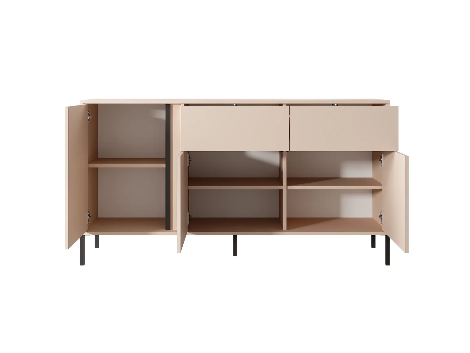 Cassettiera DAST 3D2S LED 154x40x82 Beige