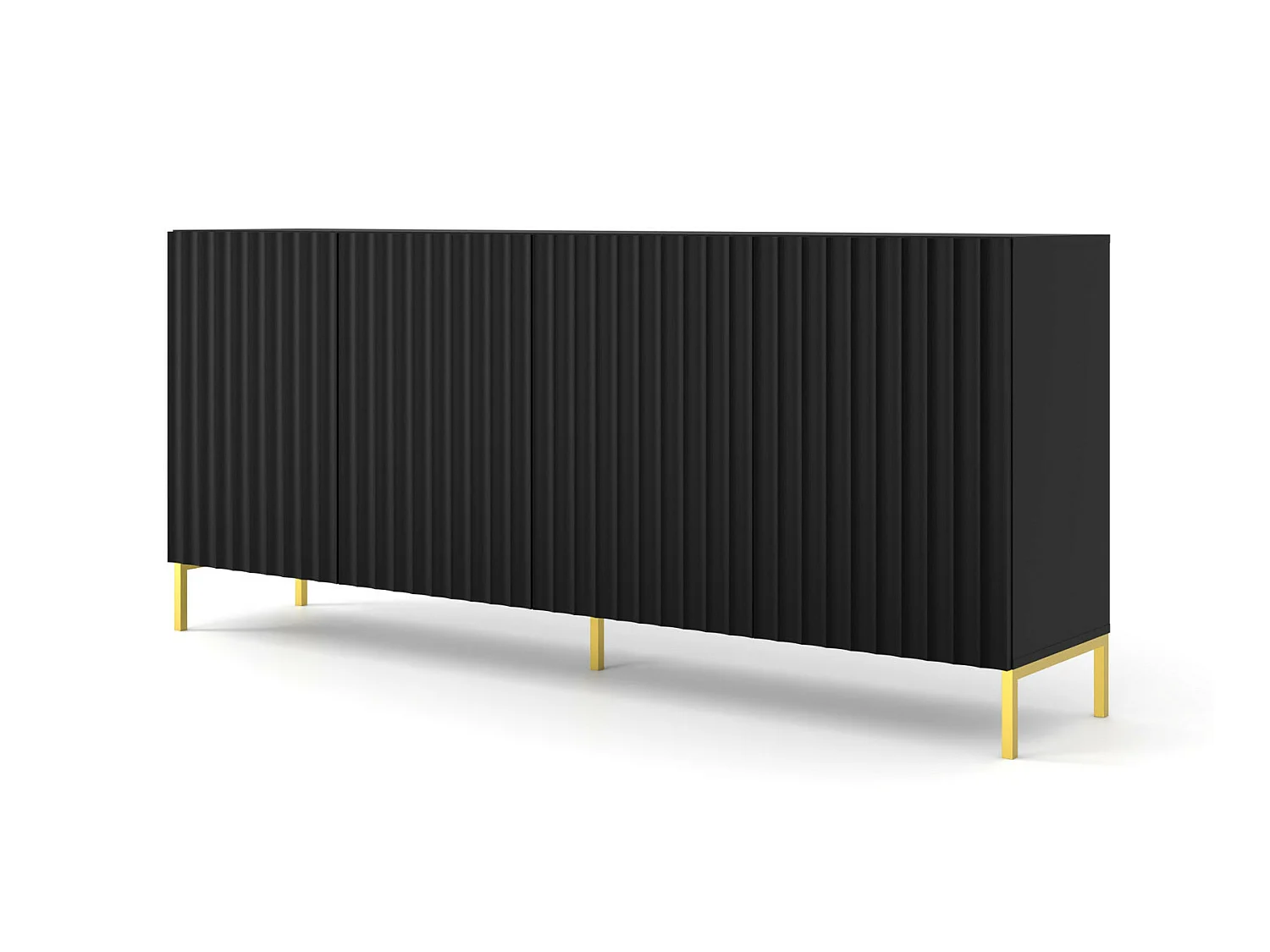 Commode WAVE 200 4D 200x42x87 Noir