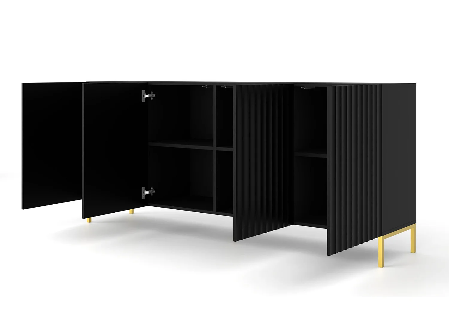 Commode WAVE 200 4D 200x42x87 Noir