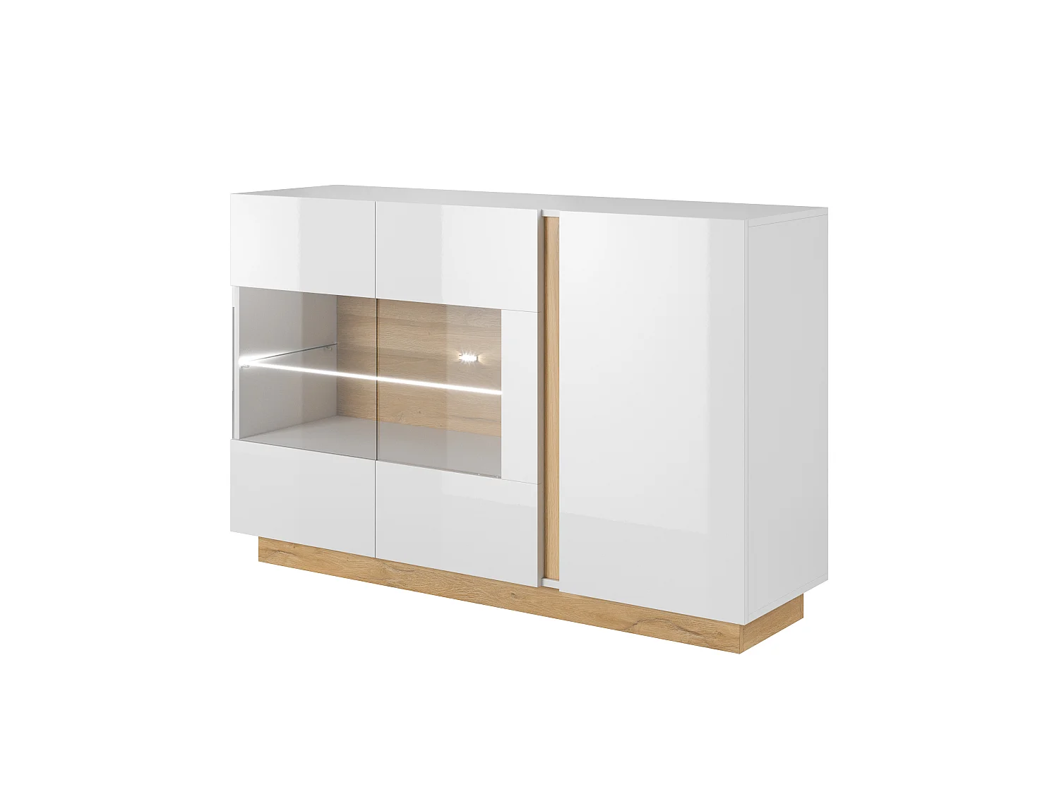Commode ARCO 138 LED 139x40x91 Blanc