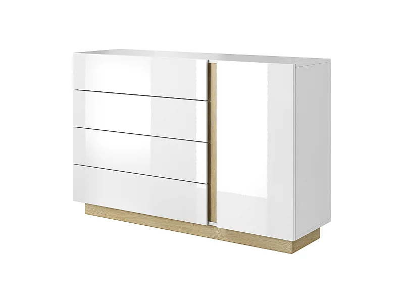 Cassettiera ARCO D4S 139x40x91 Bianco