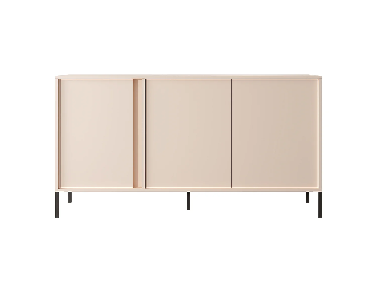 Cómoda DAST 3D LED 154x40x82 Beige