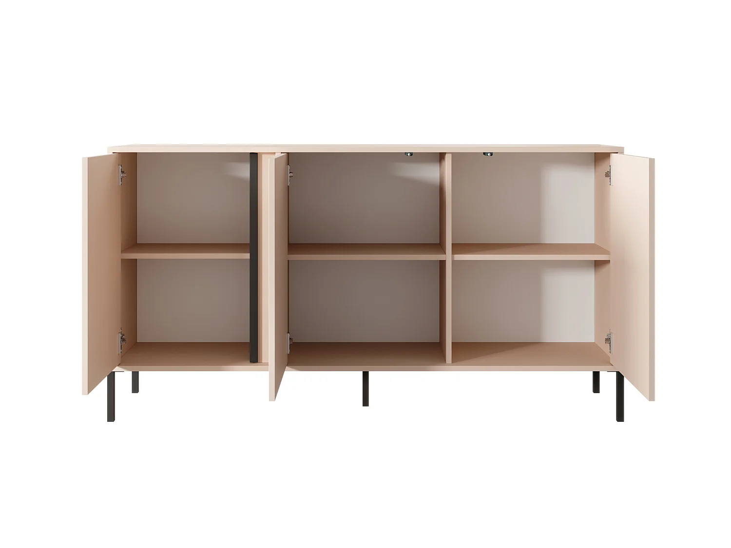 Cómoda DAST 3D LED 154x40x82 Beige