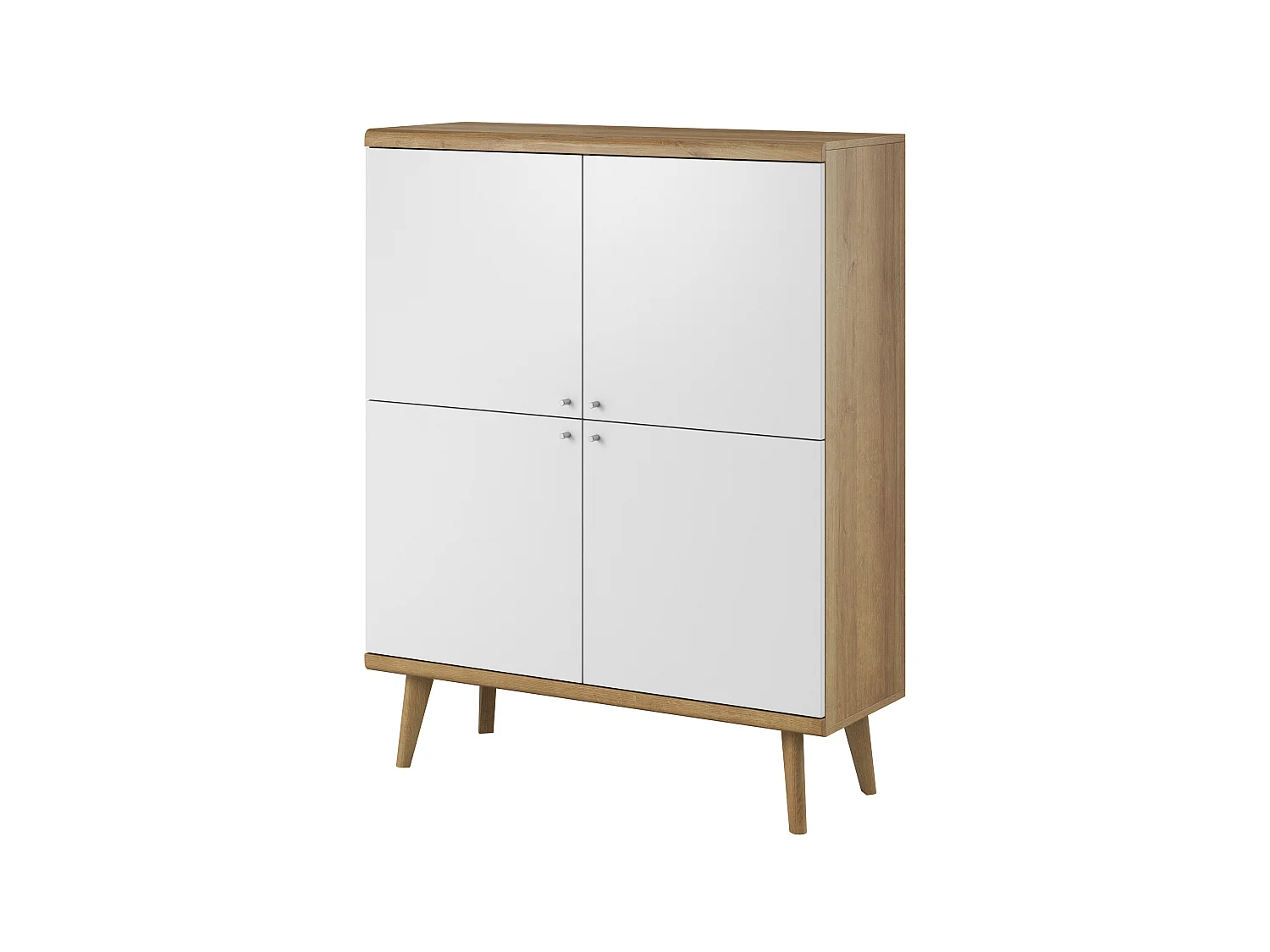 Cómoda PRIMO PK107 107x40x134 Crema & Blanco