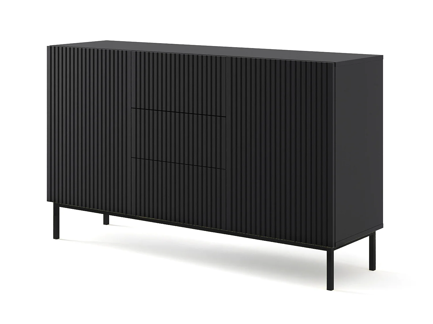 Commode RavennaB 150x42x89 Noir