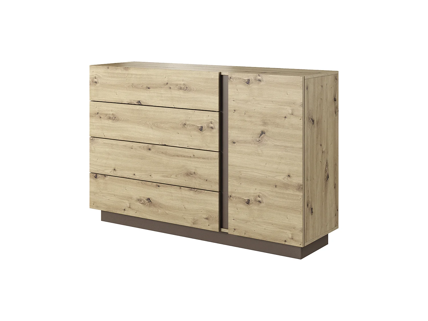 Commode ARCO D4S 139x40x91 Gris