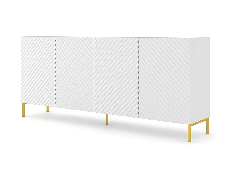 Cassettiera SURF 200 4D 200x42x87 Bianco