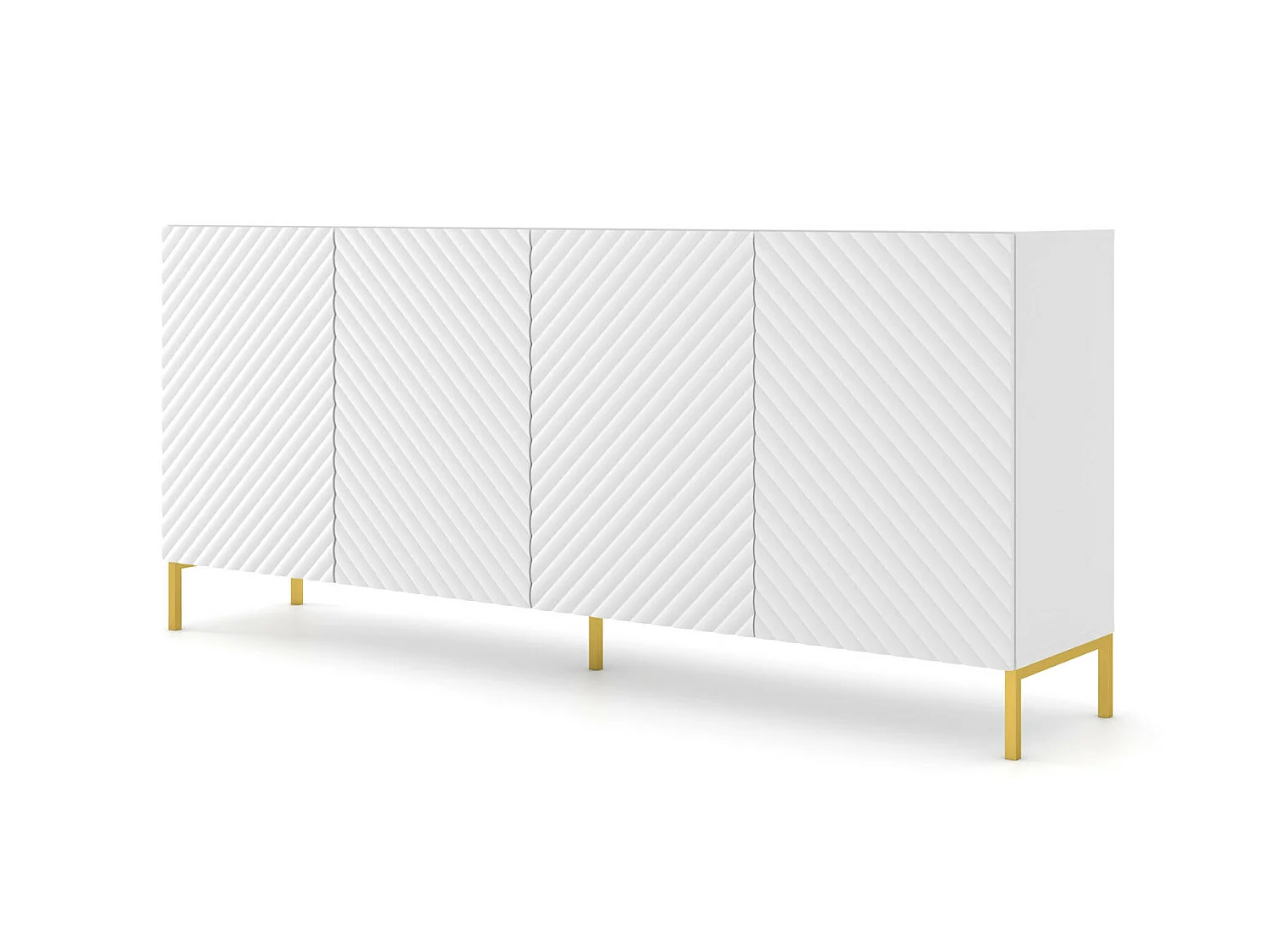 Cassettiera SURF 200 4D 200x42x87 Bianco