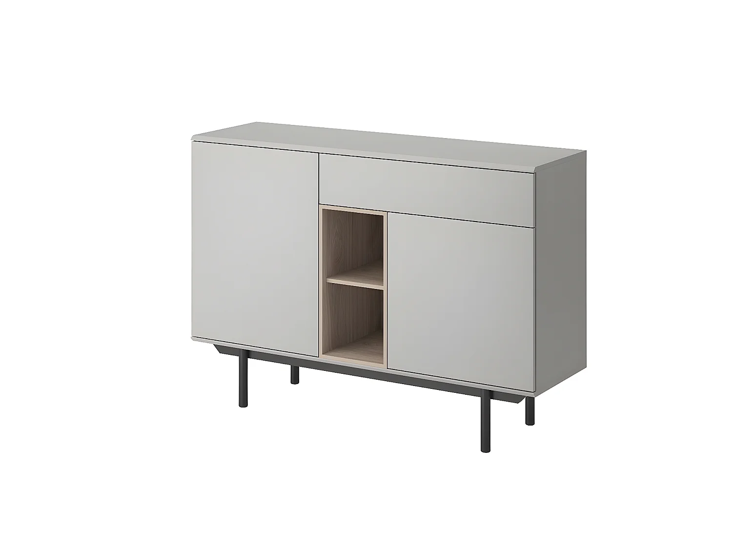 Commode INOX IK125 125x40x89 Gris