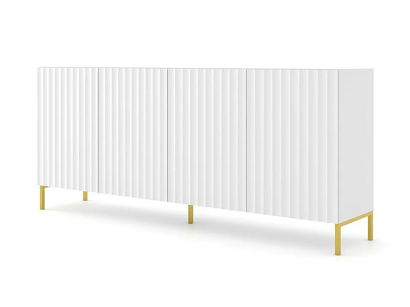 Cassettiera WAVE 200 4D 200x42x87 Bianco