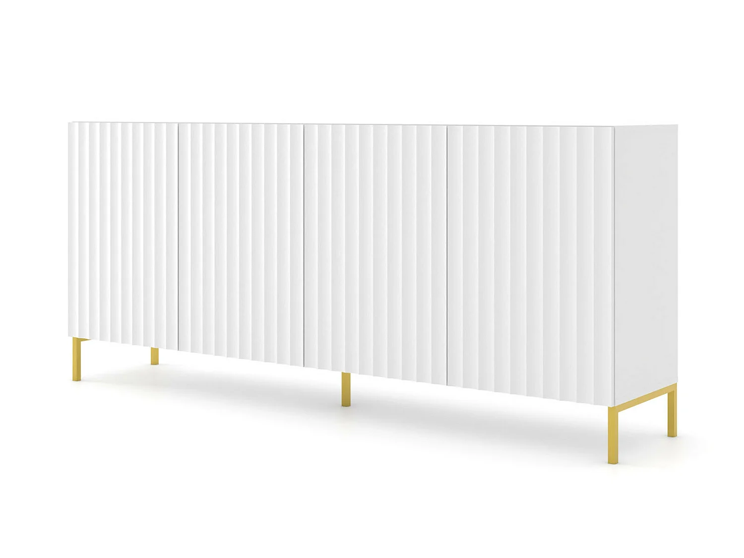 Cómoda WAVE 200 4D 200x42x87 Blanco