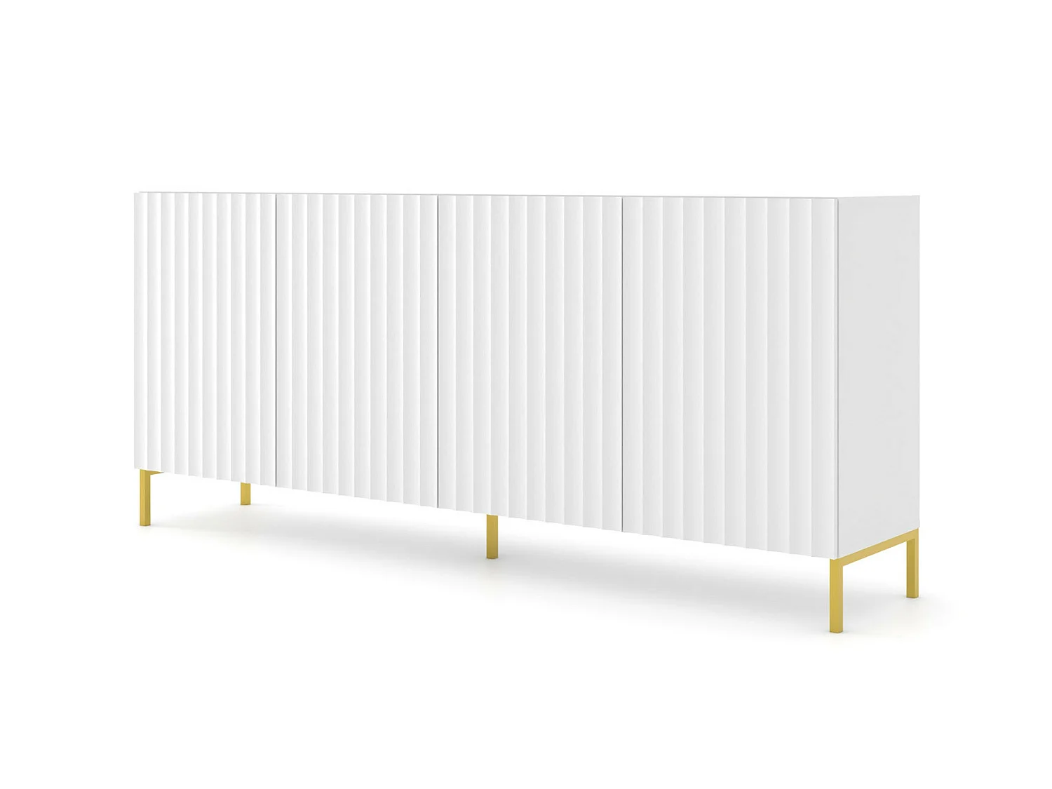 Commode WAVE 200 4D 200x42x87 Blanc