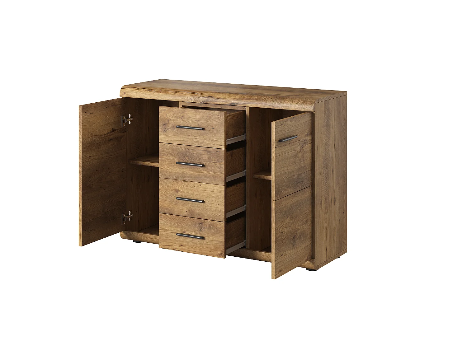 Commode ELEN 2D4S 120x42x87 Brun