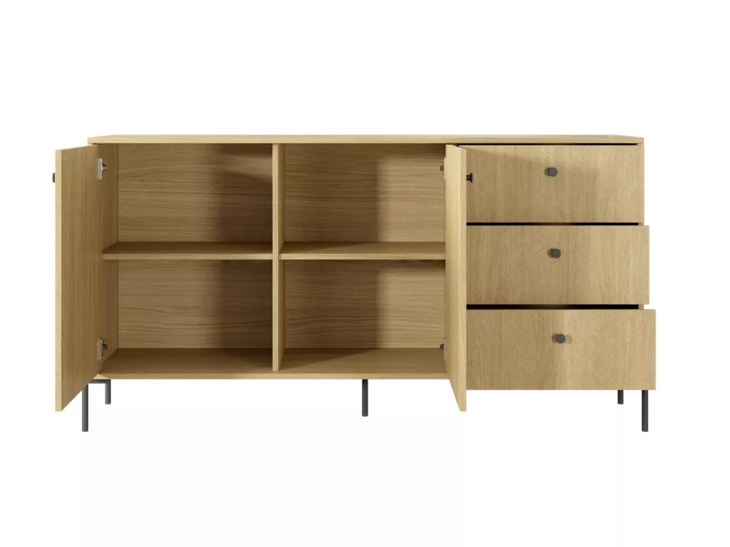 Kauf Unique Kommode SCANDI 2D3S 157x40x82 Beige