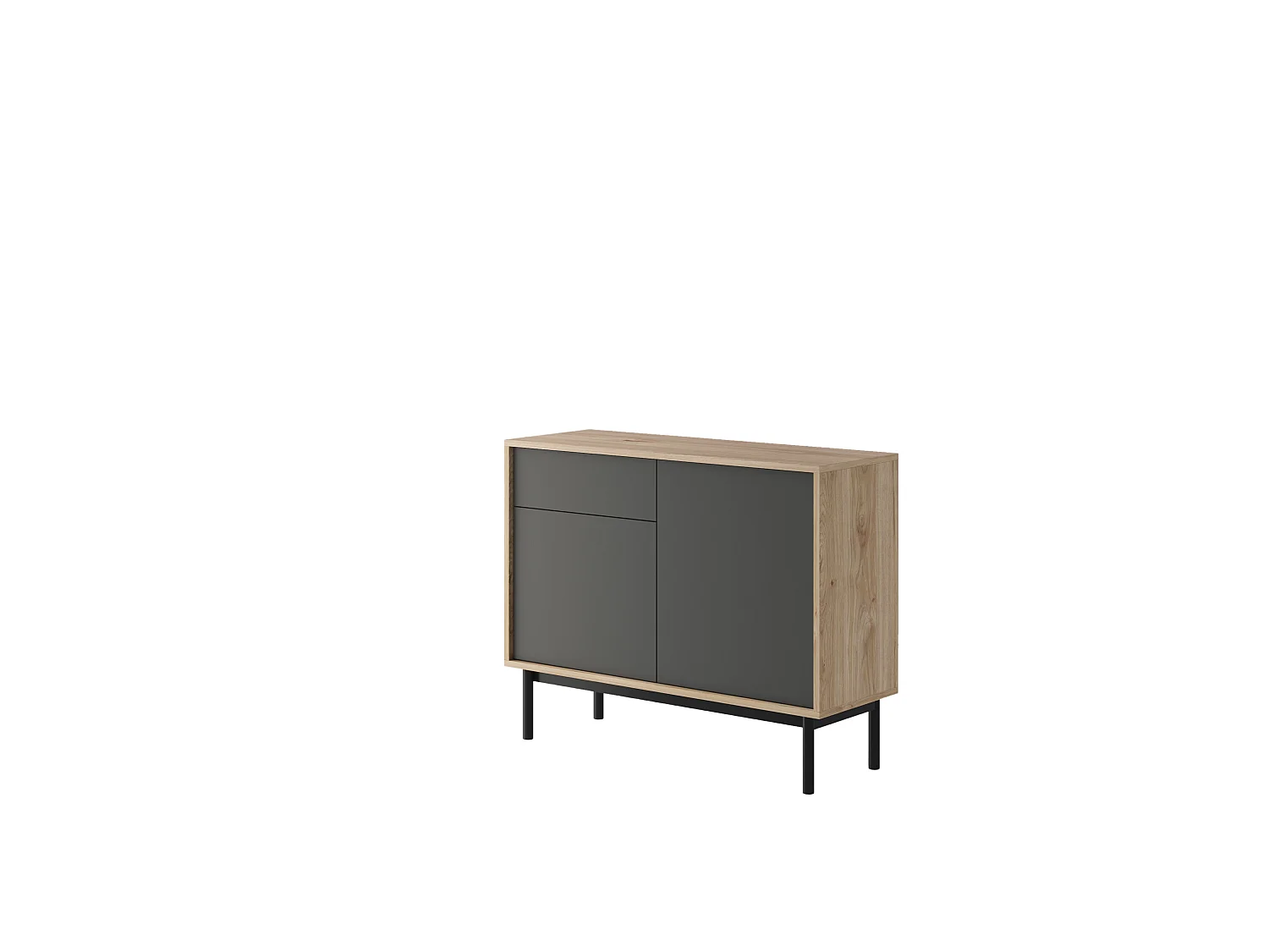Commode BASIC BK104 104x39x84 Noir