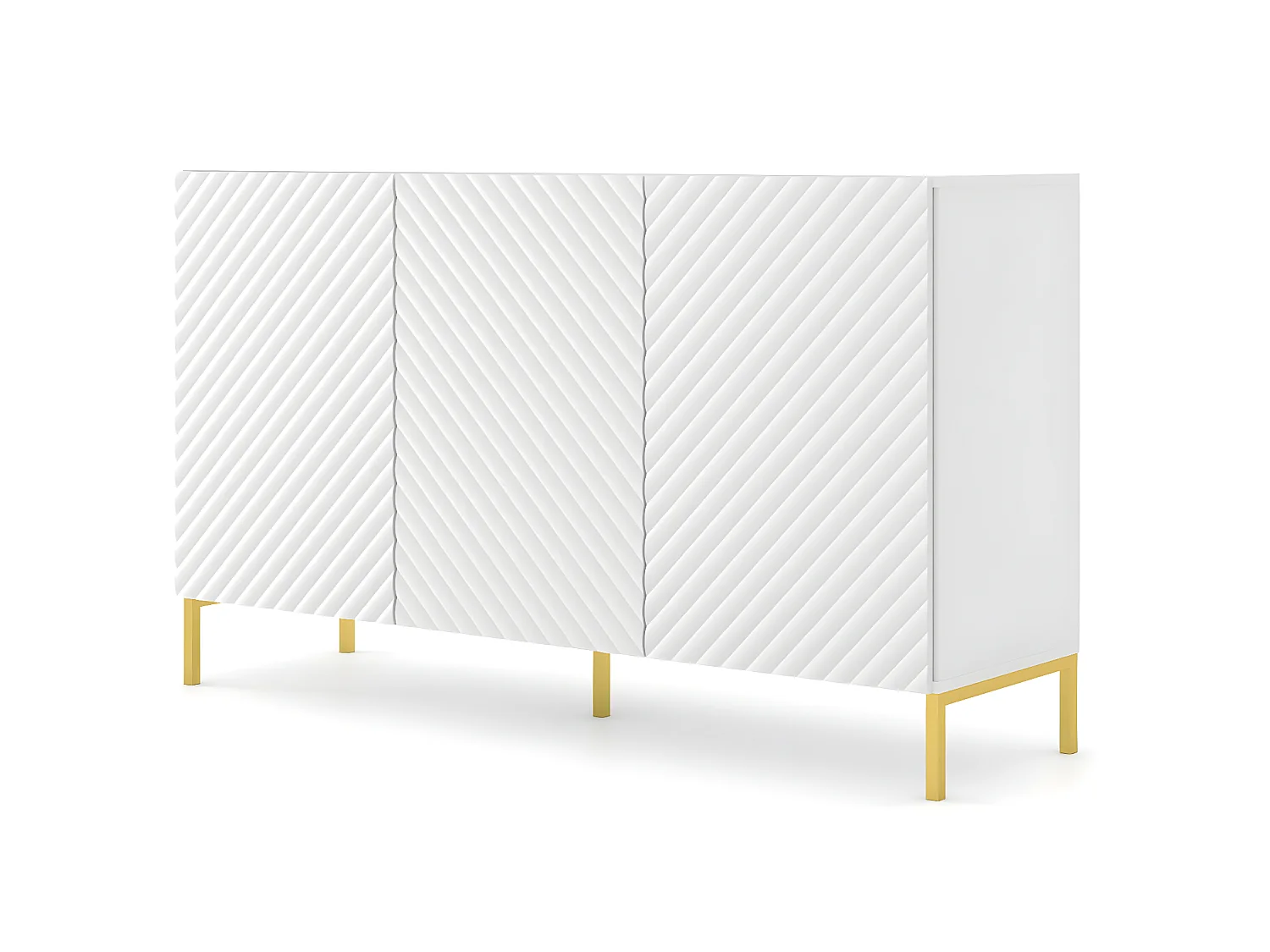 Cassettiera SURF 150 3D 150x42x87 Bianco
