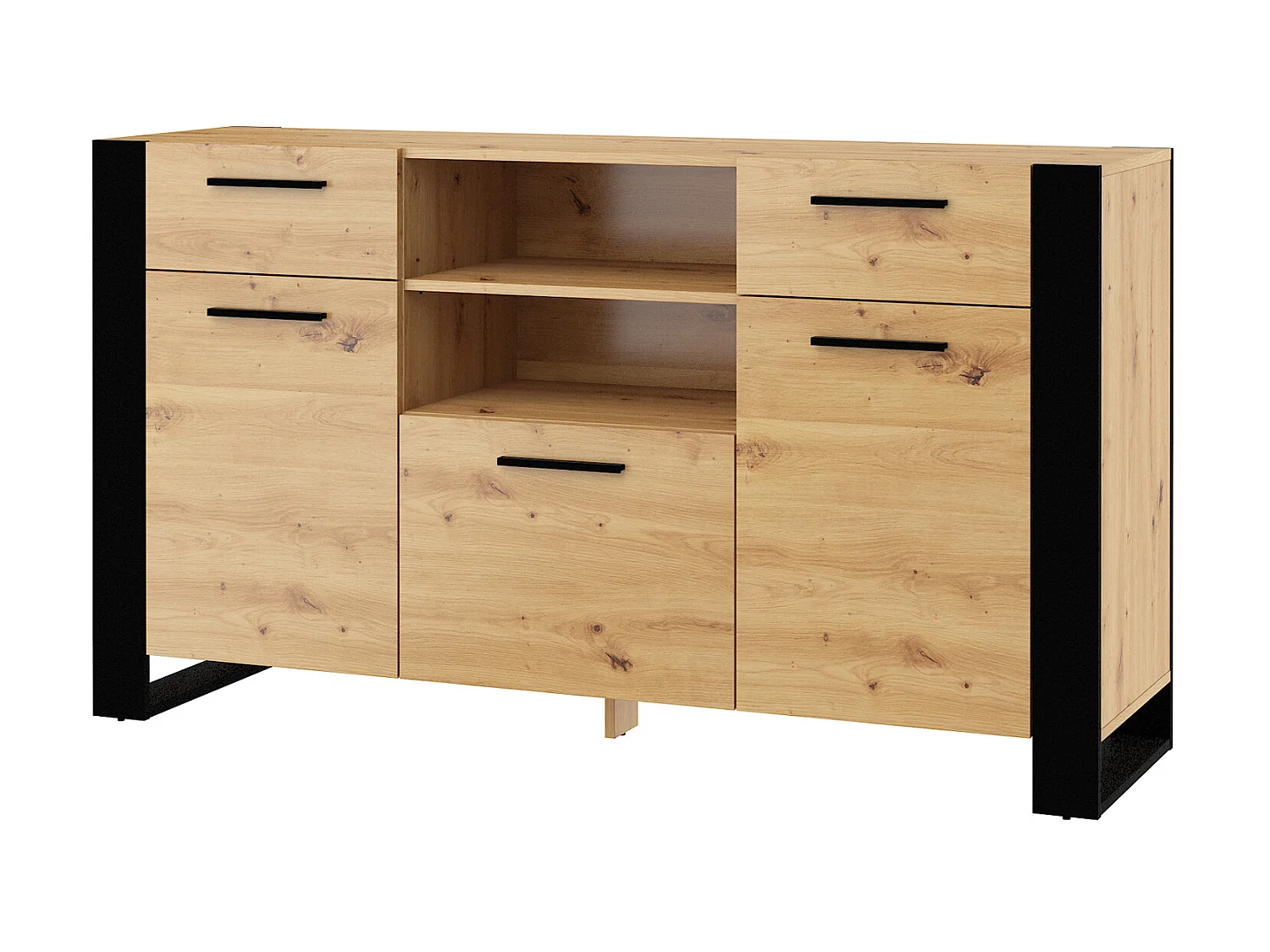 Kommode NUKA 155x45x87 Beige