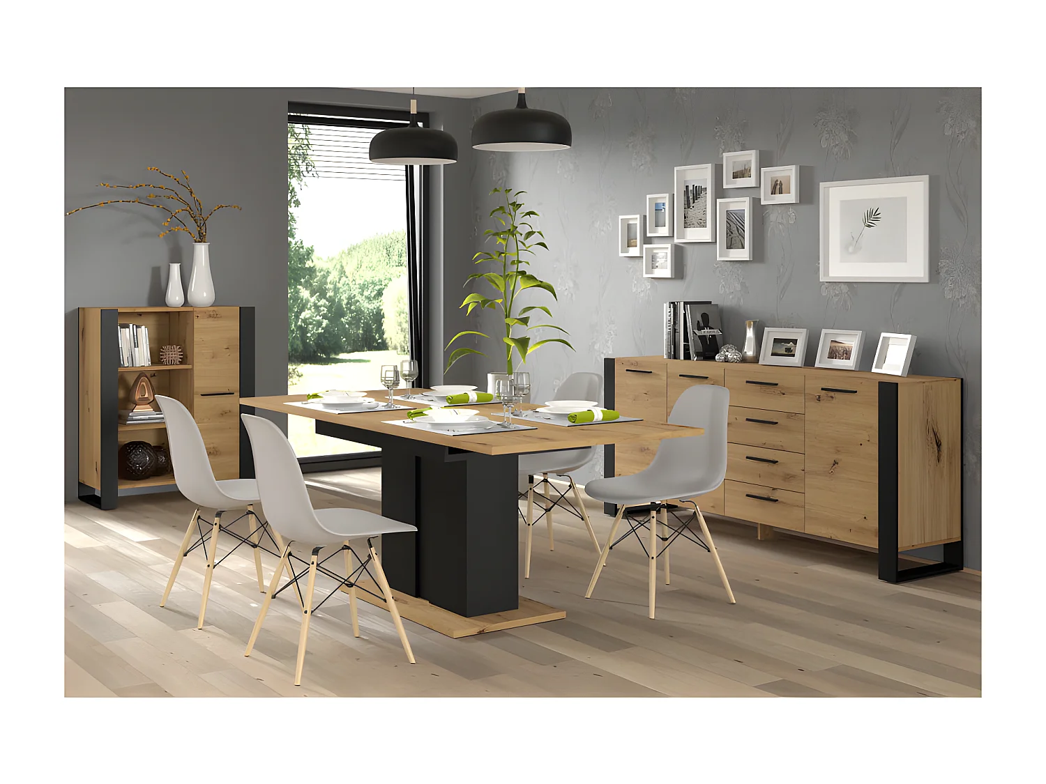 Cajonera NUKA 90x45x110 Beige