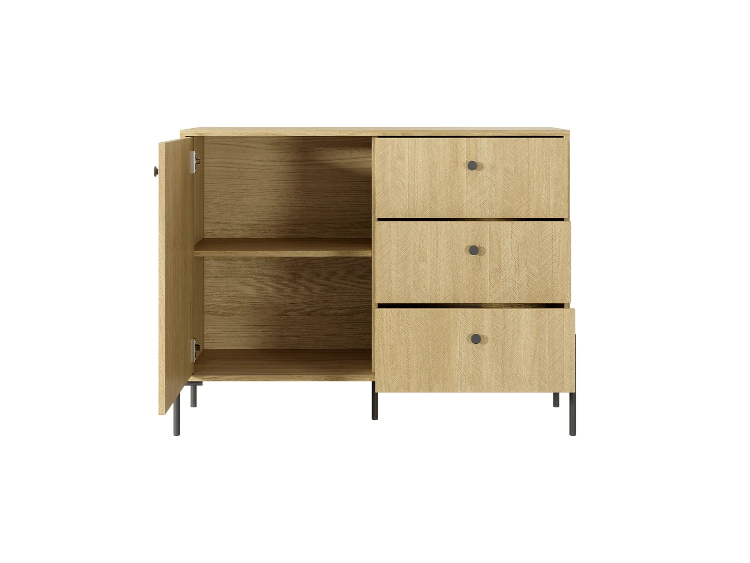 Cómoda SCANDI D3S 107x40x82 Beige