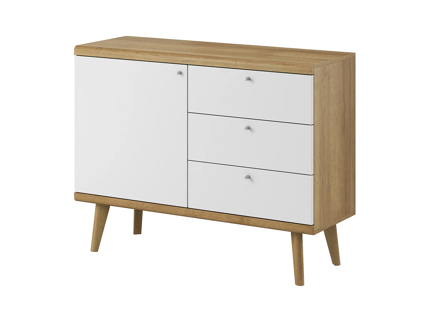 Cómoda PRIMO PKSZ107 107x40x83 Crema & Blanco