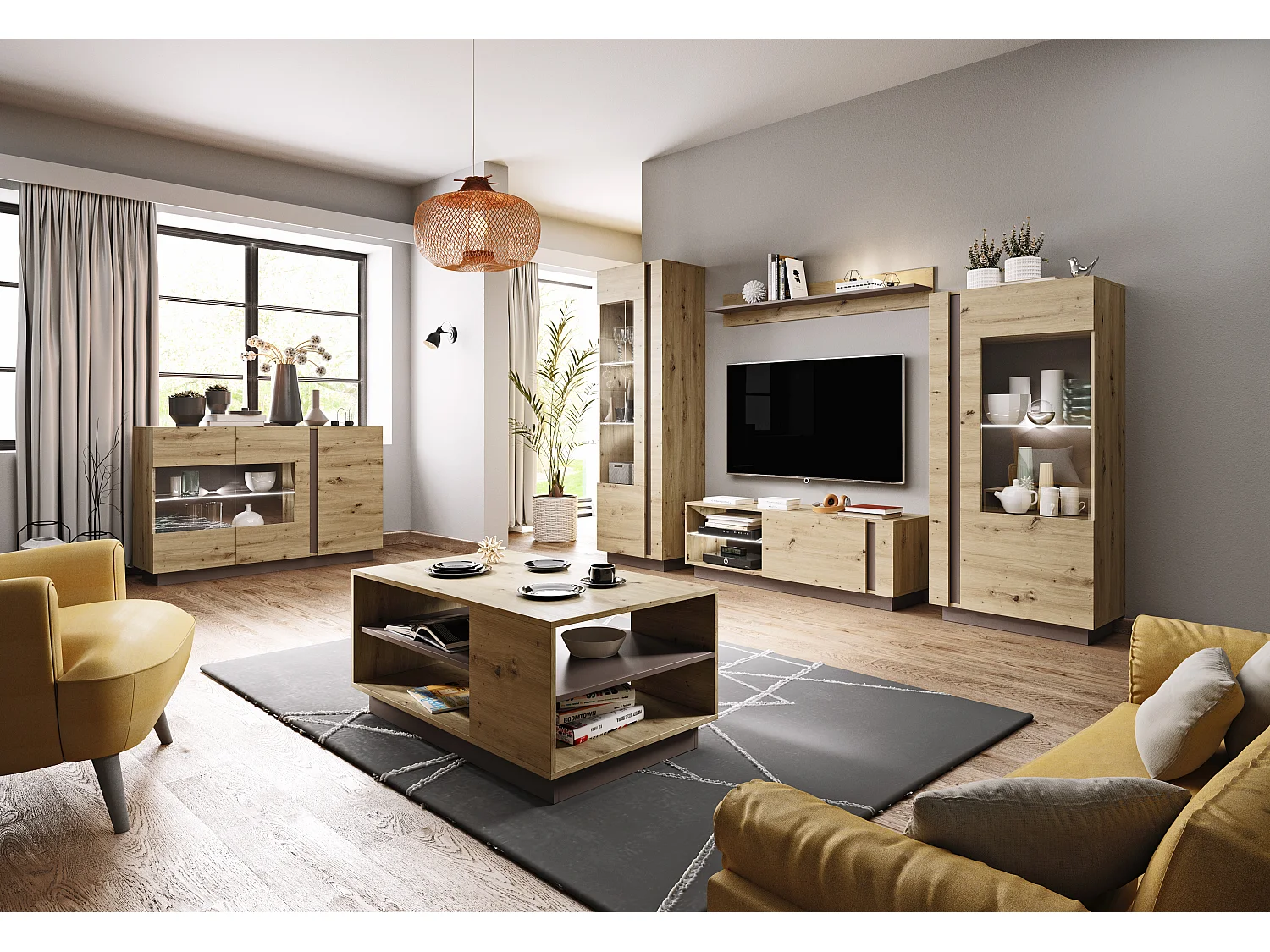 Tavolino ARCO 100x60x46 Beige