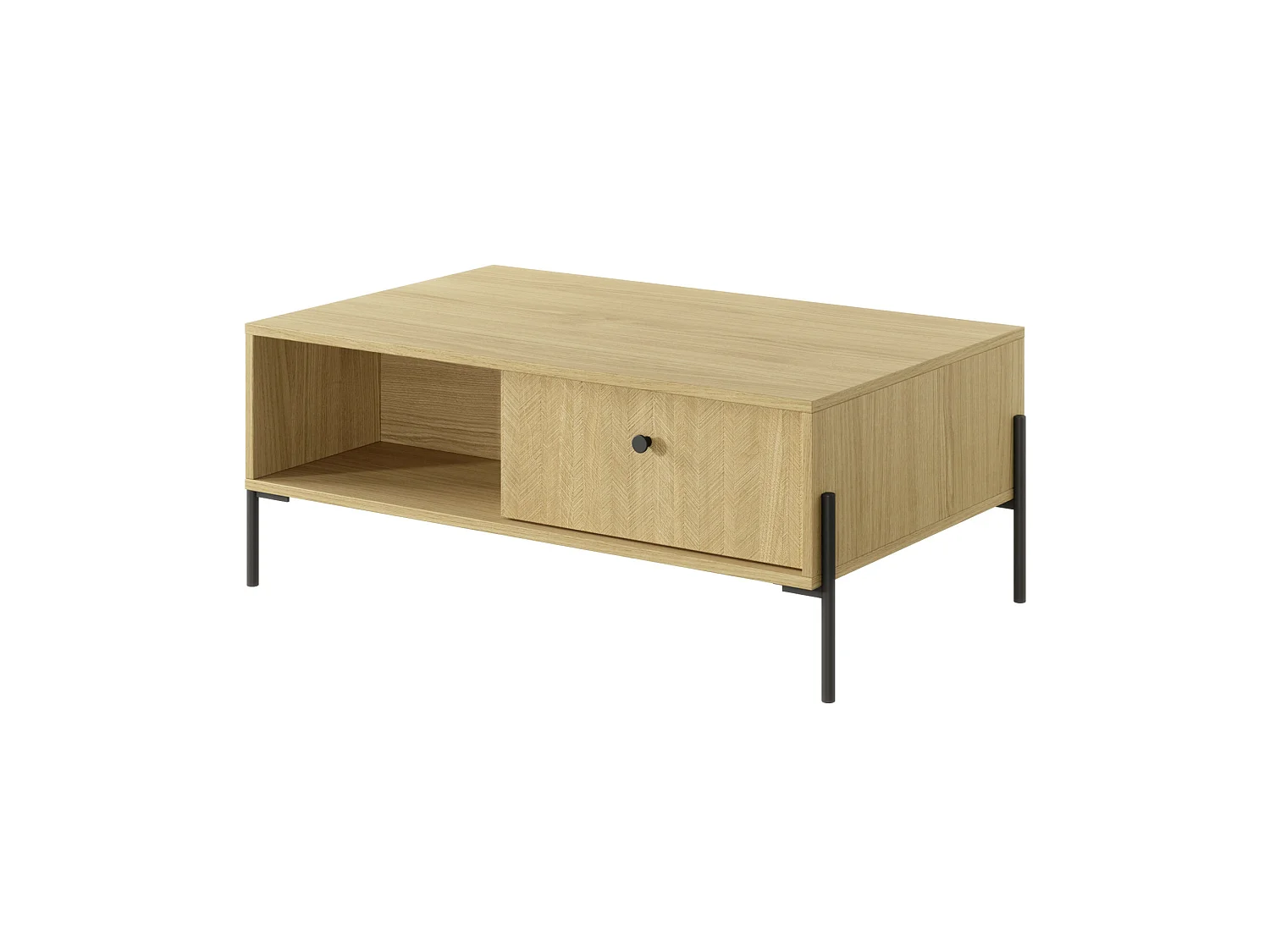 Table basse SCANDI 101x60x40 Beige