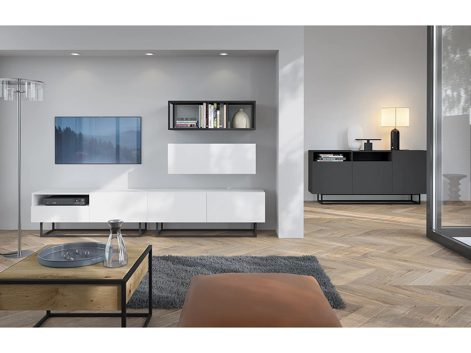 Mesa baja ENJOY EL60 60x60x42 Beige