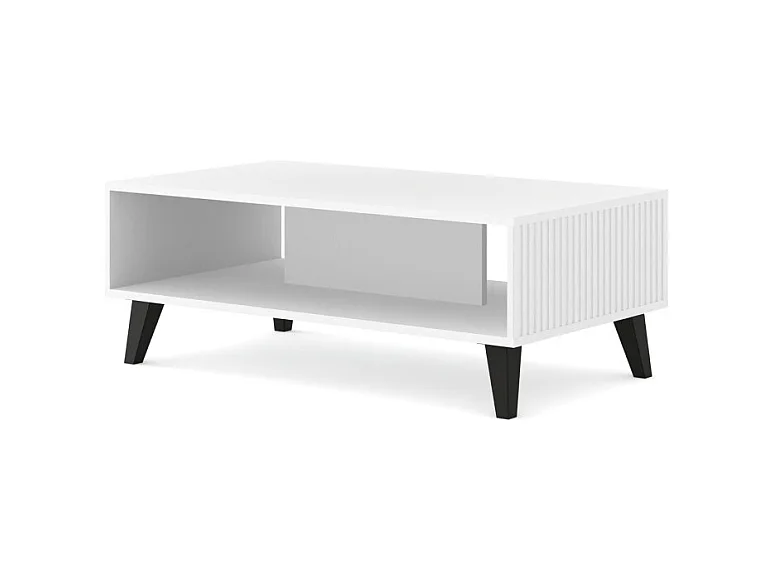 Table basse Ravenna PB 90x60x43 Blanc & Noir