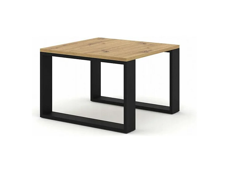 Tavolino NUKA DUO 60x60x47 Crema & Nero