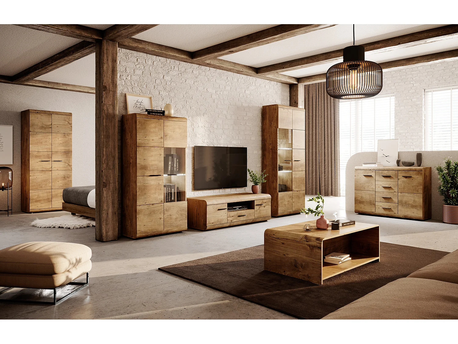 Tavolino ELEN 103x60x37 Marrone